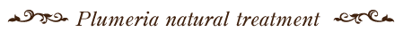 Plumeria natural treatment
